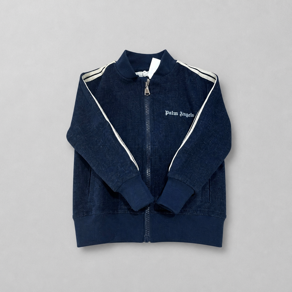 Palm Angels Baby Boys Blue Denim Jacket - detail view