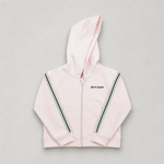 Palm Angels Baby Girls Pink Tape Tracksuit - jacket front view