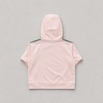 Palm Angels Baby Girls Pink Tape Tracksuit - jacket back view