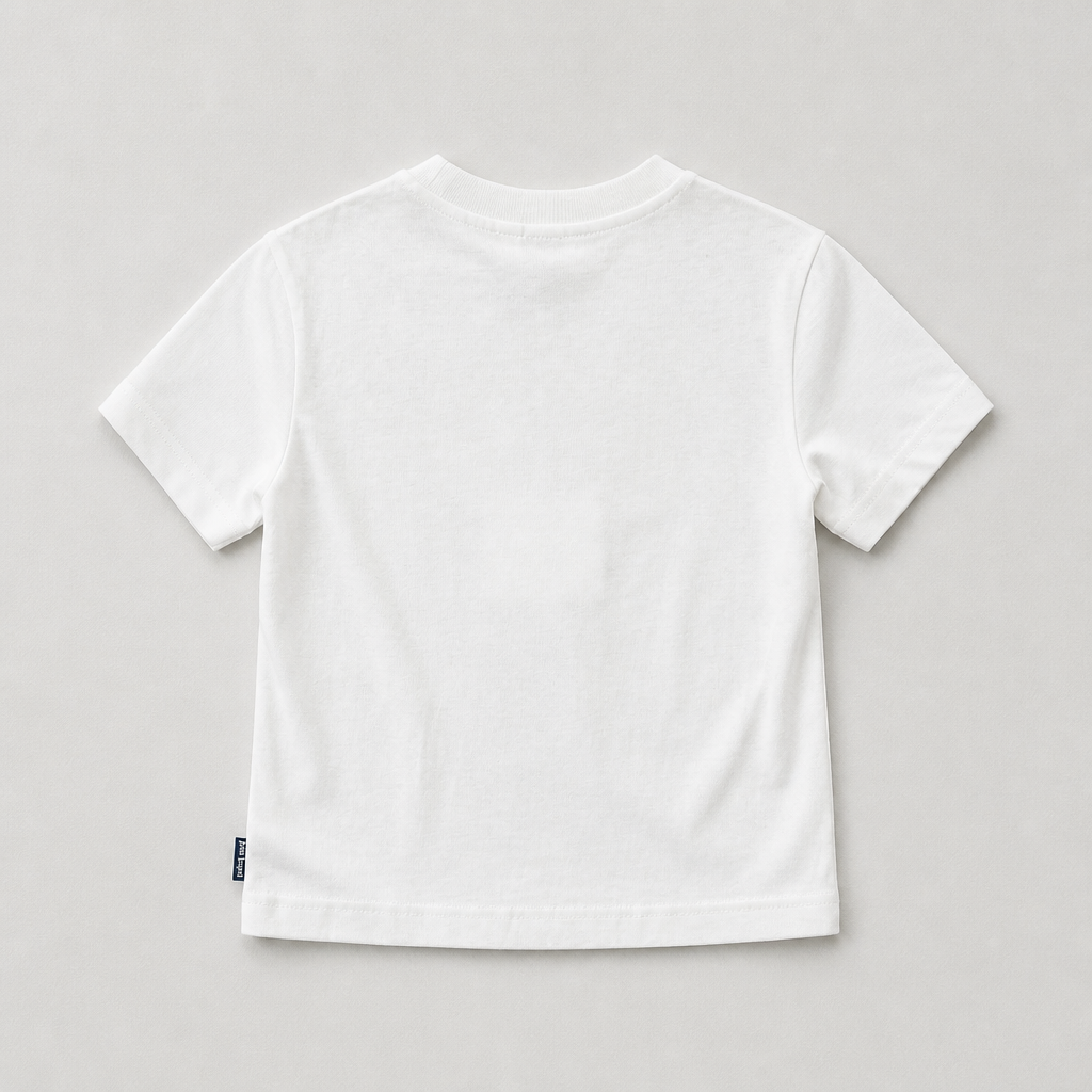 Palm Angels Boys Ivory Palm T-Shirt - back view