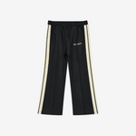 Palm Angels Boys Black Track Bottoms - front view