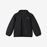 Palm Angels Boys Black Nylon Jacket - front view