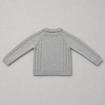 Martin Aranda Infant Boys Grey Polo Sweater Set - sweater back view