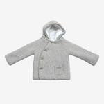Martin Aranda Infant Boys Grey Knitted Coat - front view