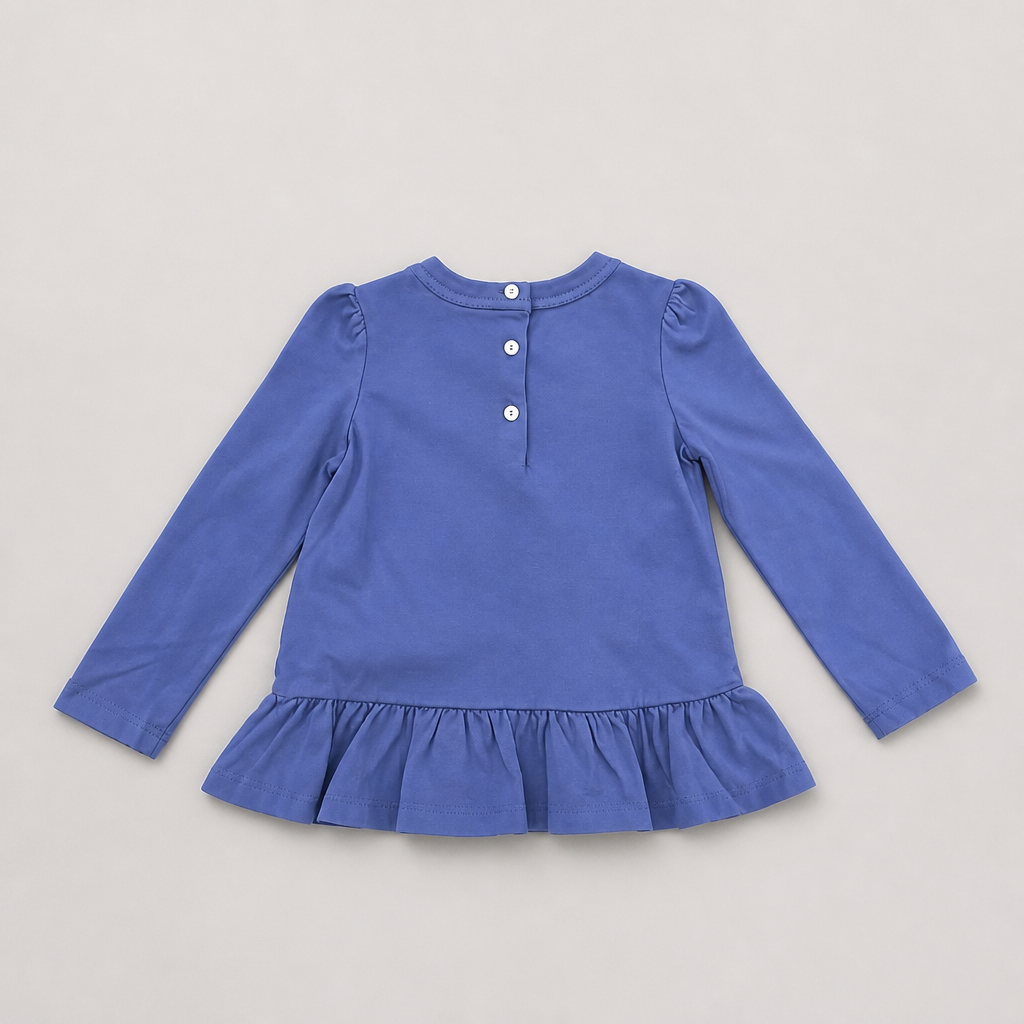 Ralph Lauren Infant Girls Summer Purple Dress - back view