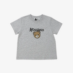 Moschino Infant Boys Bear Grey T-Shirt - front view
