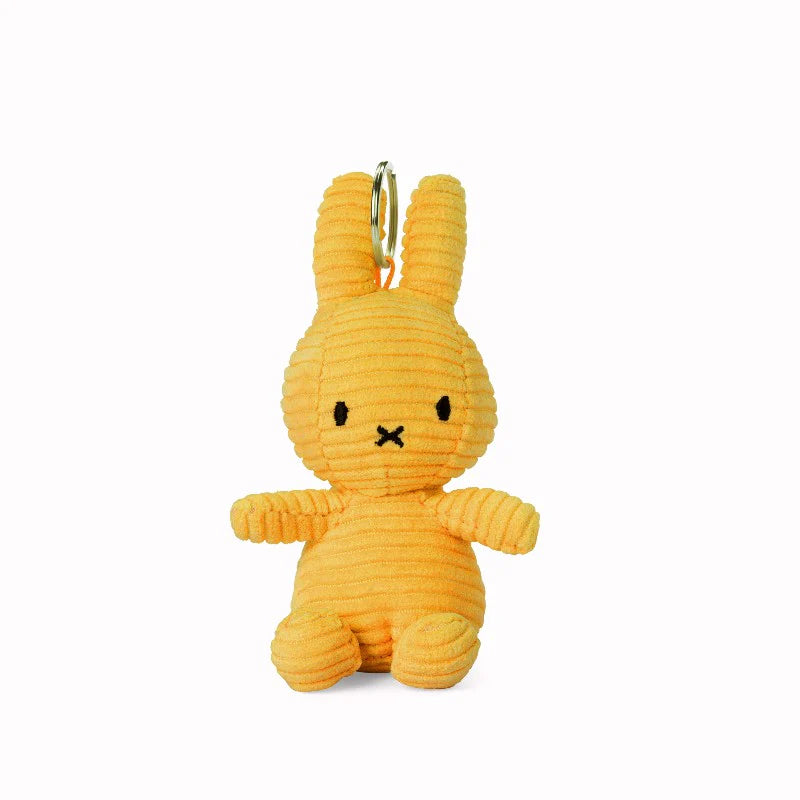 Miffy ECO Corduroy Keychain Yellow - 10cm