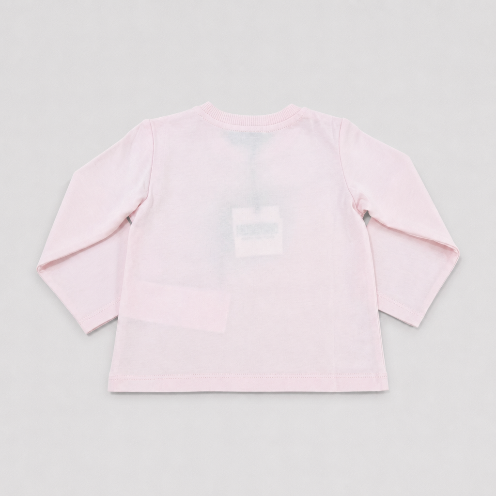 Moschino Infant Girls Pink Long Sleeve T-Shirt - back view
