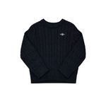 Infant Boys Navy Cable Knit