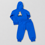 Infant Boys Blue Hooded Tracksuit Set