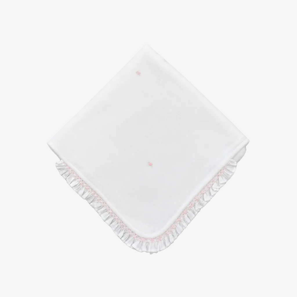 Graziella Ivory Roses Blanket