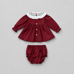 Baby Girls Xmas Top & Knickers