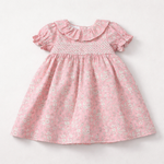 Patachou Baby Girls Pink Dress with Embroidered Chest | Casa Childrenswear