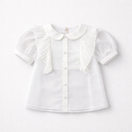 Patachou Girls White Woven Blouse | Casa Childrenswear