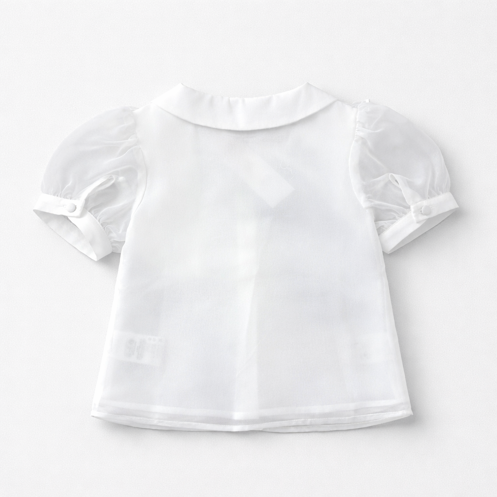 Patachou Girls White Woven Blouse | Casa Childrenswear