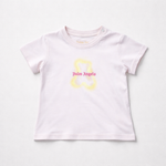 Palm Angels Girls Pink Spray Bear T-Shirt | Casa Childrenswear