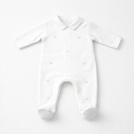 Adriana Mae Baby Boys Crown Footie | Casa Childrenswear