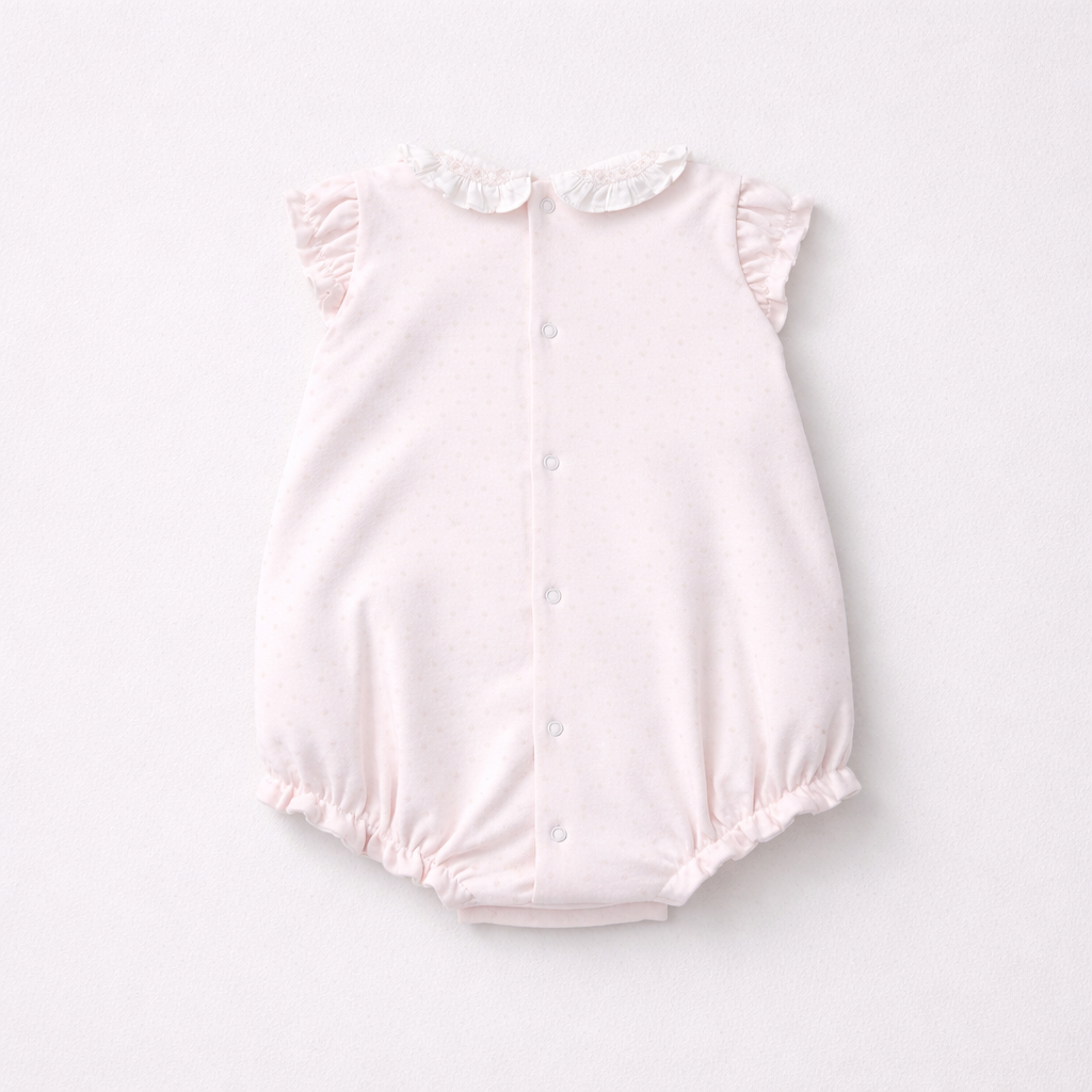 Adriana Mae Baby Girls Roses Bubble | Casa Childrenswear