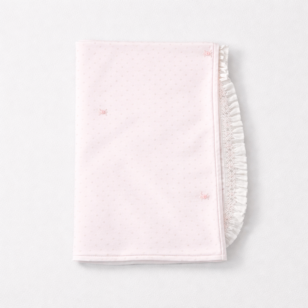 Adriana Mae Baby Girls Roses Blanket | Casa Childrenswear