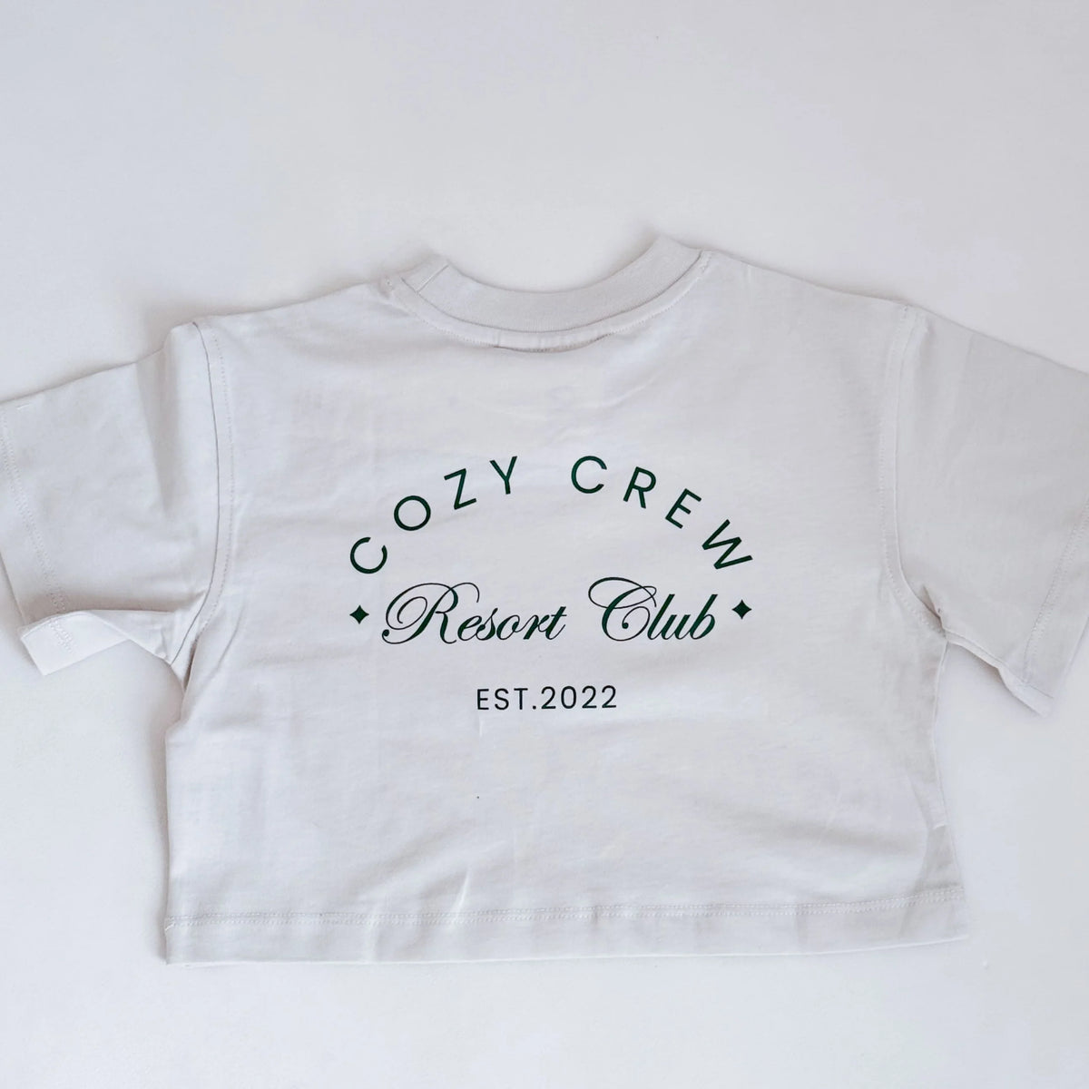 Cozy Crew Resort Club Tee - Ash Grey