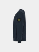 Stone Island Navy Logo Sweatshirt | Casa Childrenswear