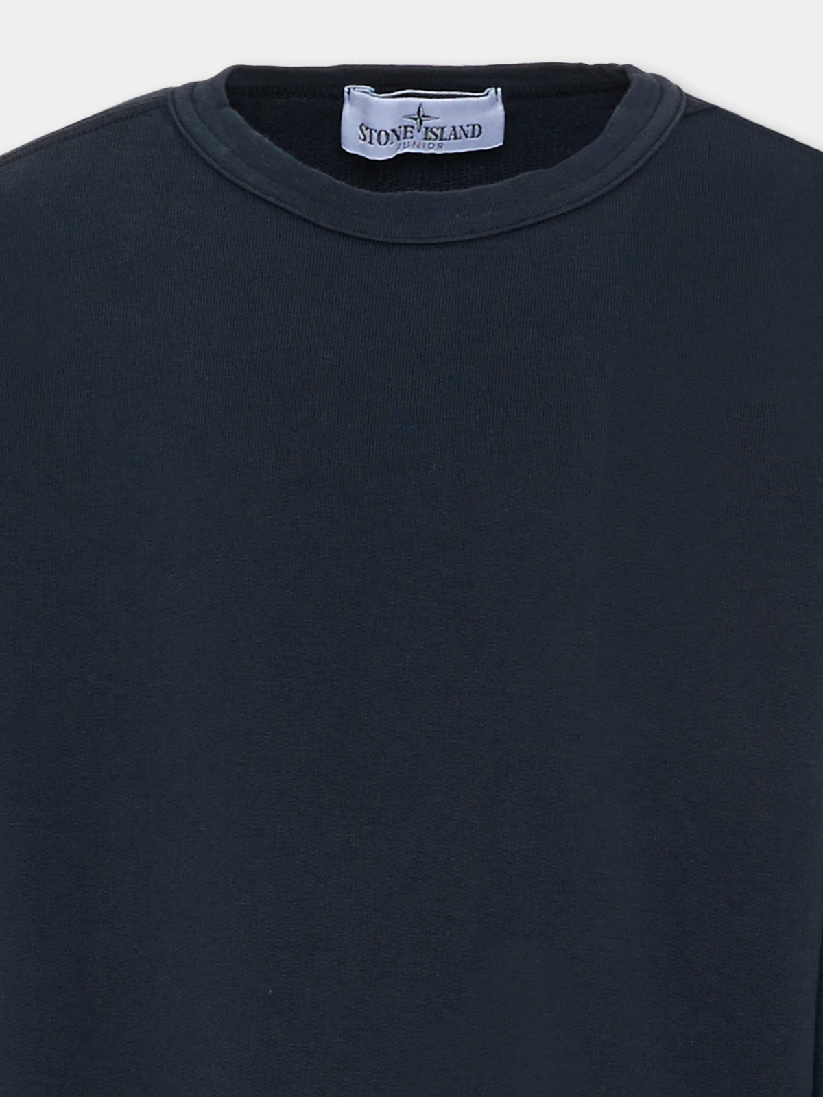 Stone Island Navy Logo Sweatshirt | Casa Childrenswear