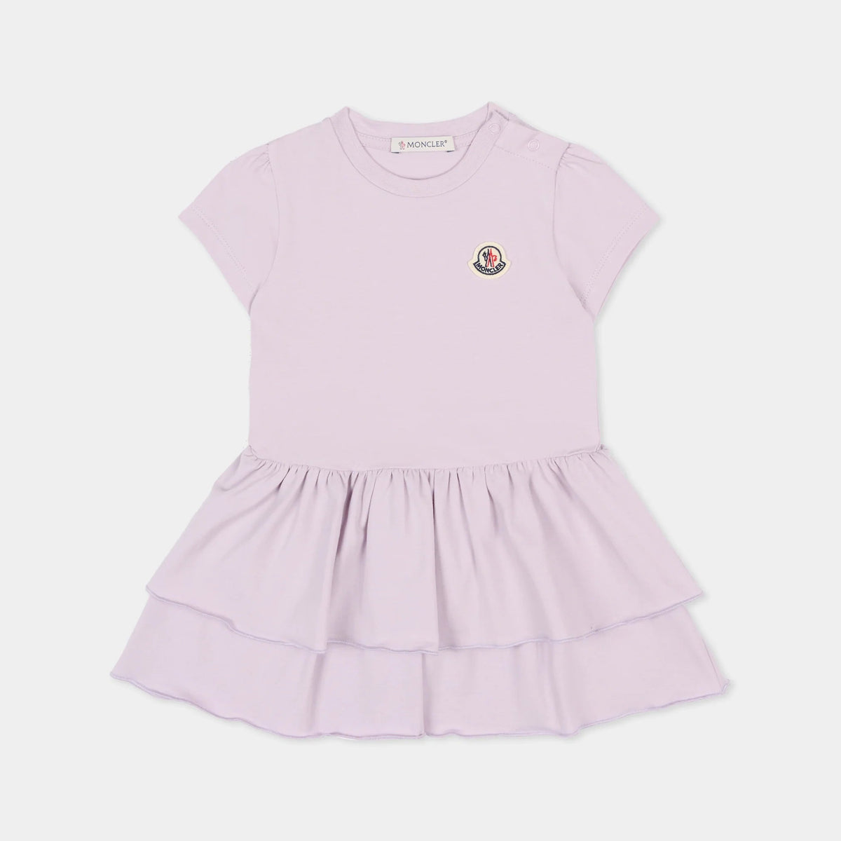 Moncler Enfant Girls Lilac Pleated Dress | Casa Childrenswear