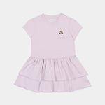 Moncler Enfant Girls Lilac Pleated Dress | Casa Childrenswear