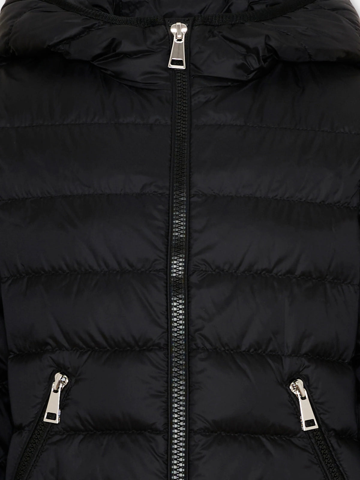 Moncler Enfant Girls Navy Gles Padded Jacket | Casa Childrenswear