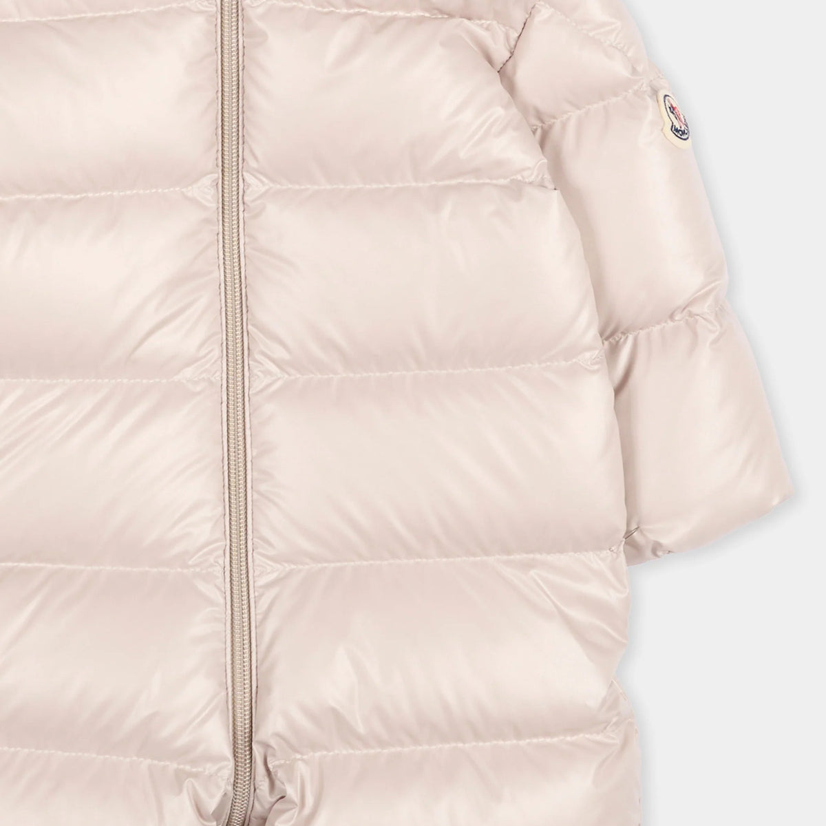 Moncler Enfant Alanie Beige Padded Snowsuit | Casa Childrenswear