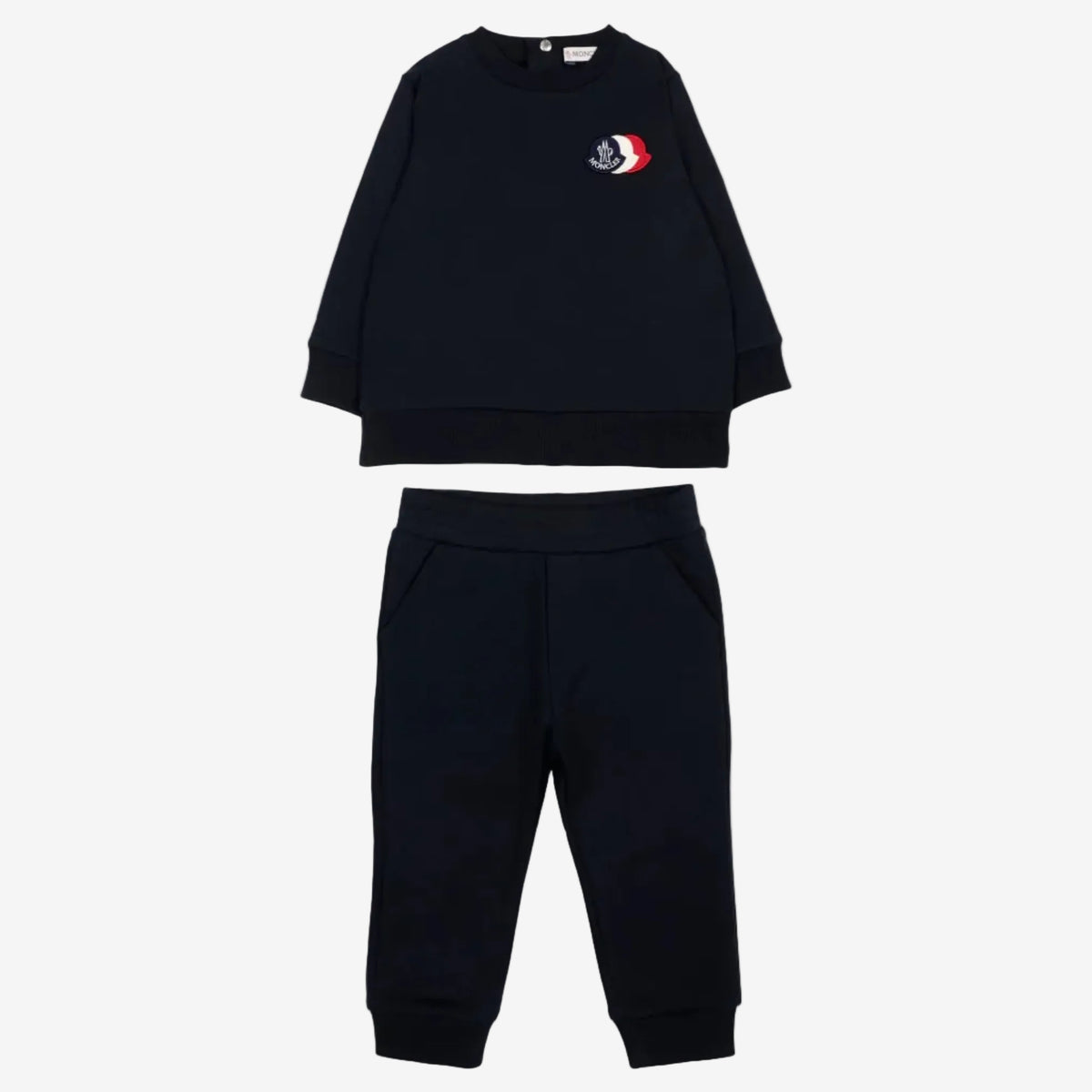Moncler Enfant Infant Boys Navy Tracksuit Set | Casa Childrenswear