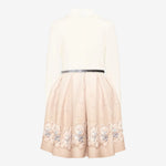 Girls Beige Bear Dress