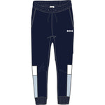 Boys Navy Track Bottom Patch Design