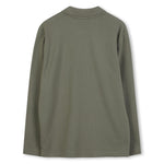 Boys Khaki Long Sleeve Polo
