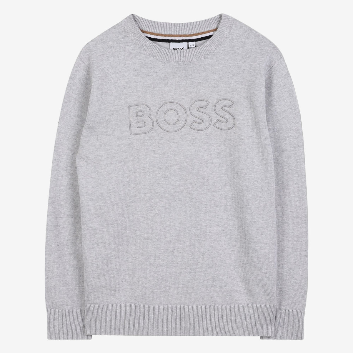 Boss Boys Grey Sweatshirt | Casa Childrenswear