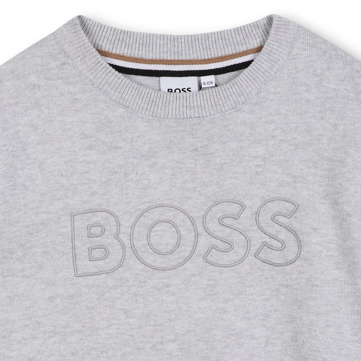 Boss Boys Grey Sweatshirt | Casa Childrenswear