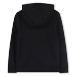 Boys Black Hooded Sweatshirt