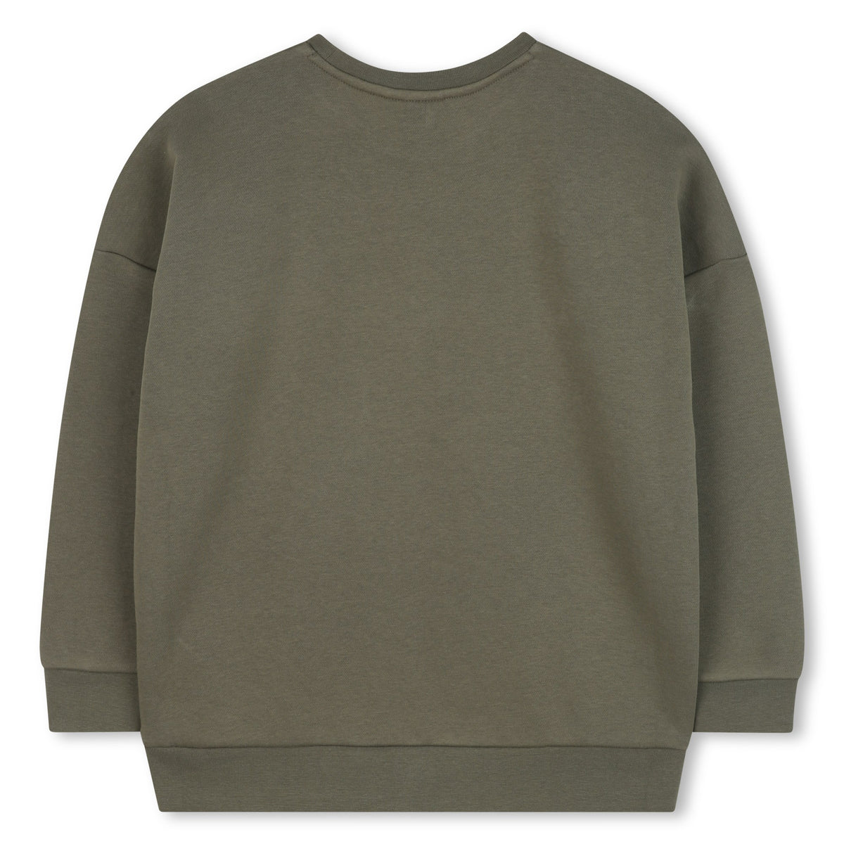 Boys Khaki Crew Neck Boss Paint Logo
