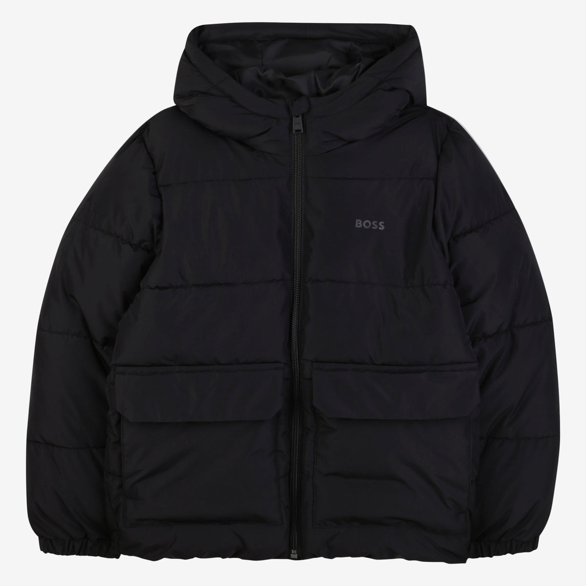 Boys Black Puffer Jacket