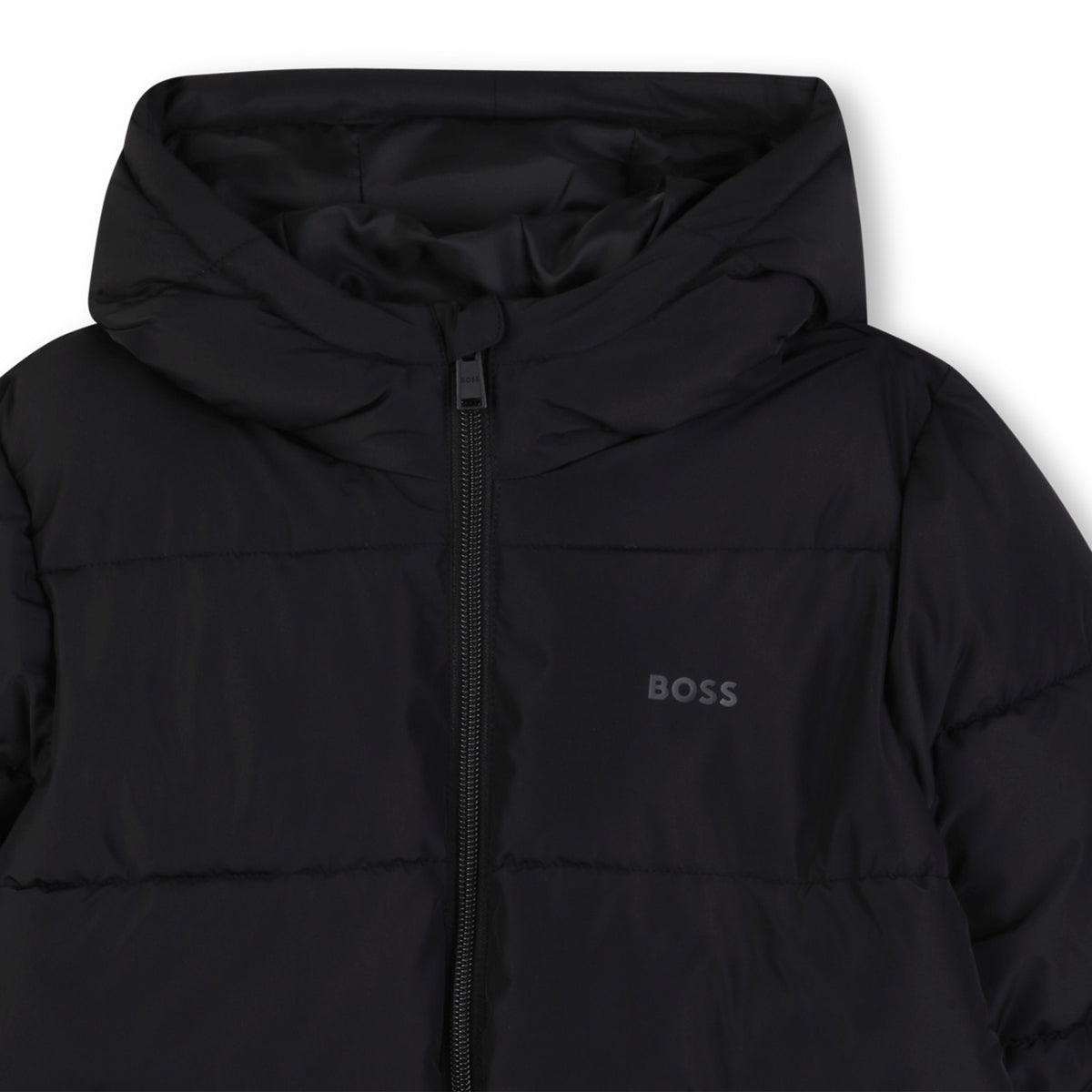 Boys Black Puffer Jacket