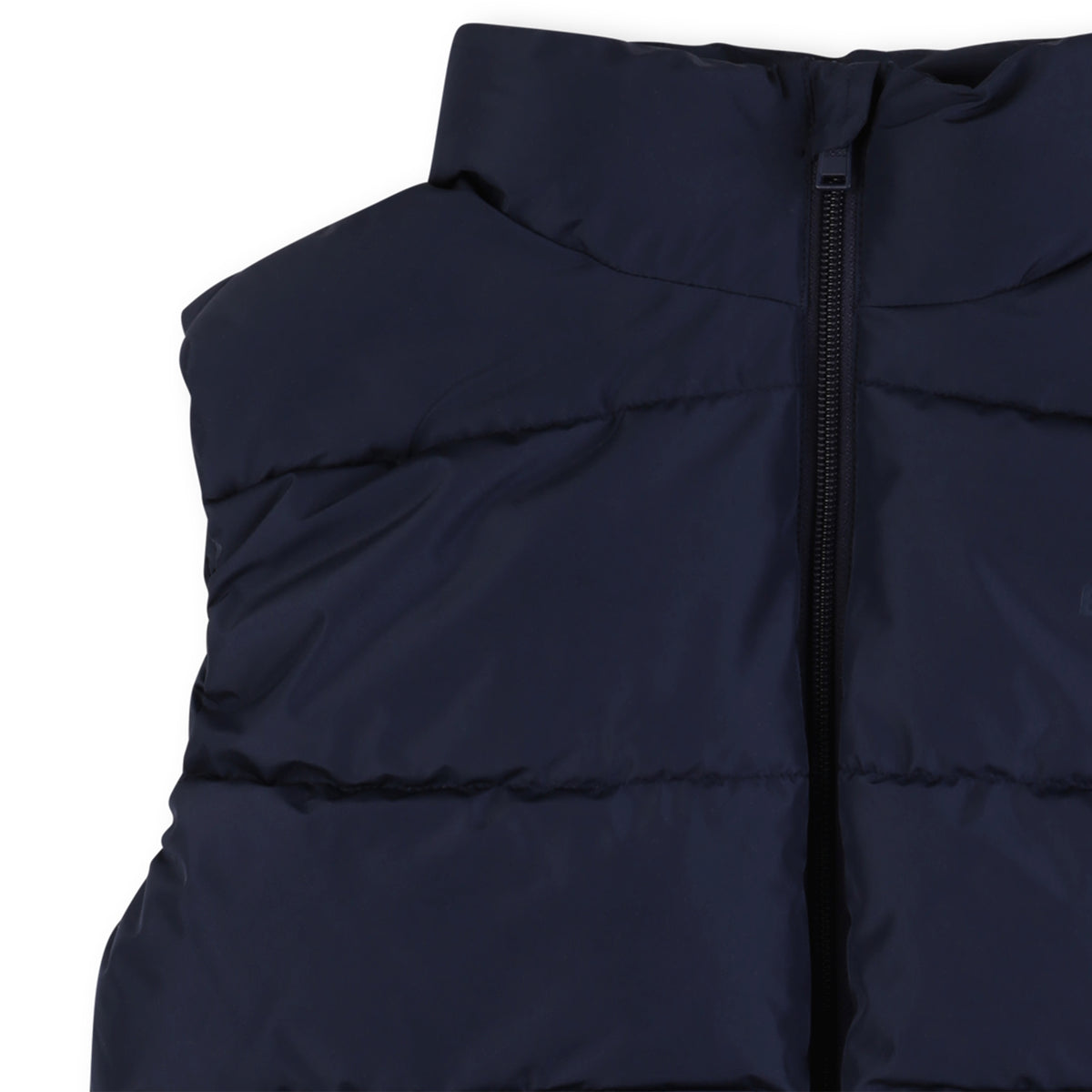Boys Black Sleeveless Gillet Puffer