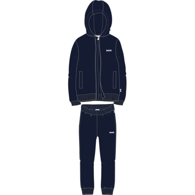 Boys Navy Tracksuit