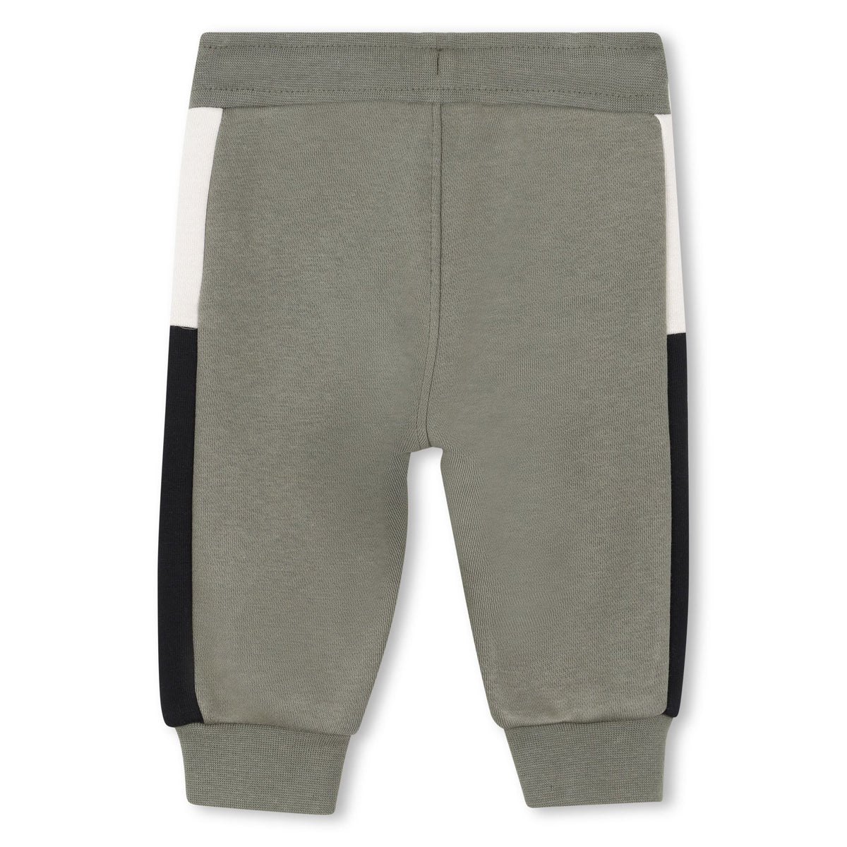 Boss Boys Khaki Track Bottom Patch Design | Casa Childrenswear