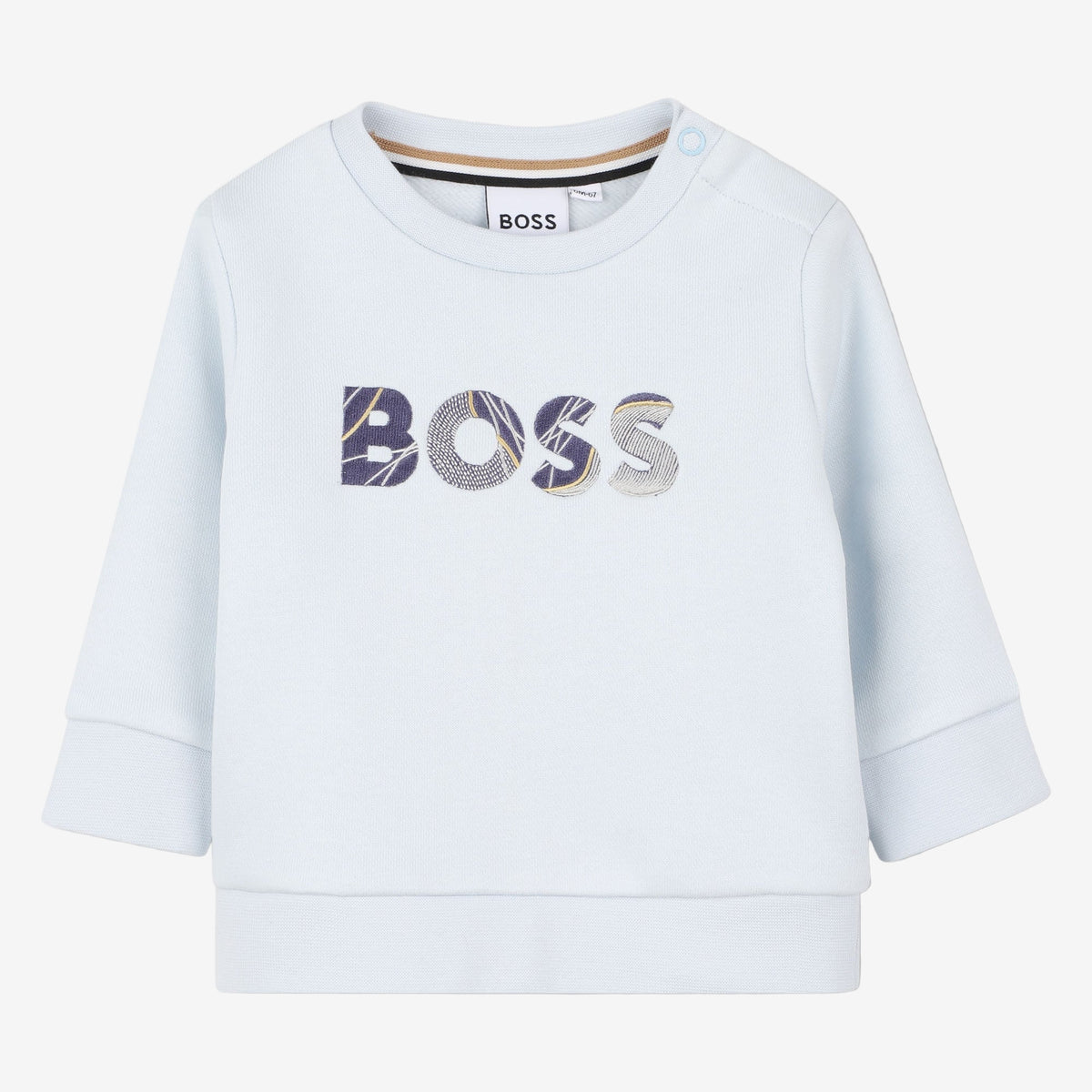 Boss Baby Boys Grey Logo Sweatshirt | Casa Childrenswear