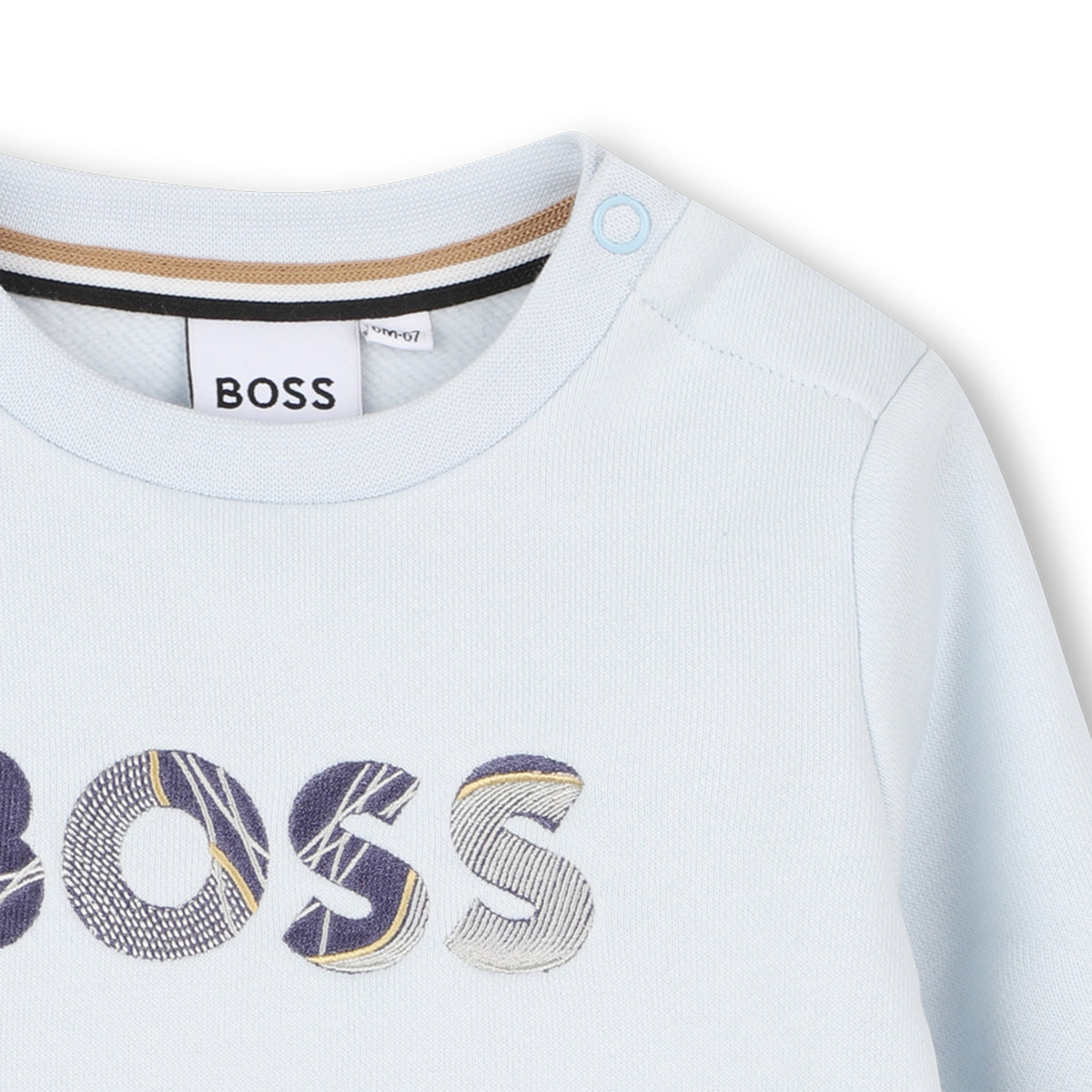 Boss Baby Boys Grey Logo Sweatshirt | Casa Childrenswear