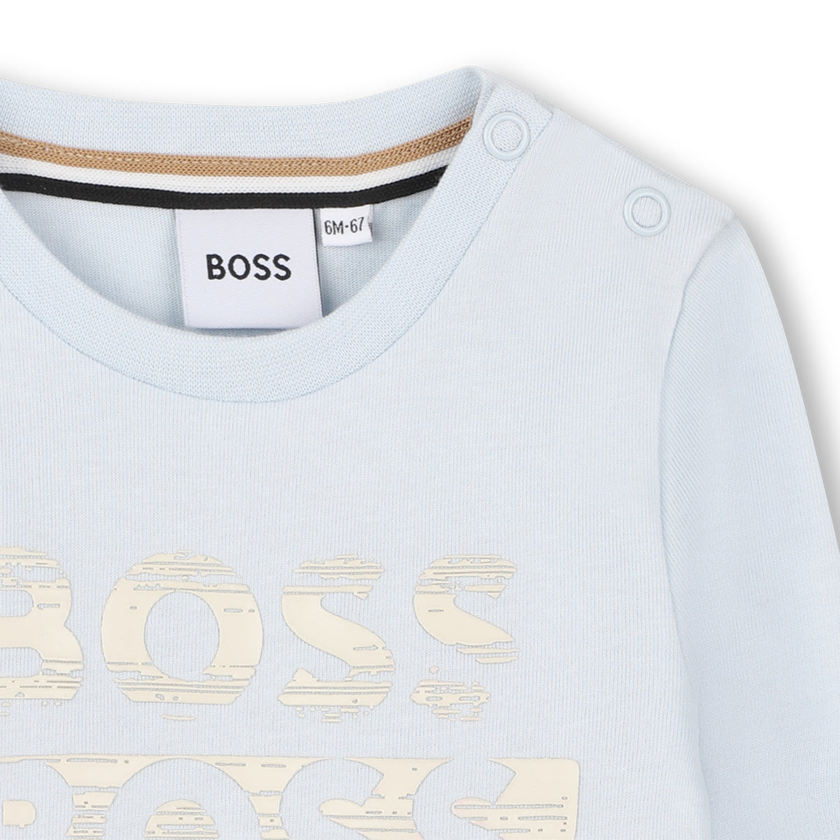 Boss Baby Boys Grey Long Sleeve T-Shirt | Casa Childrenswear