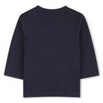 Boss Baby Boys Navy Logo Long Sleeve T-Shirt | Casa Childrenswear