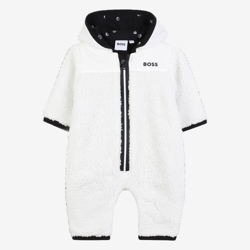 Baby Boys White Jumpsuit