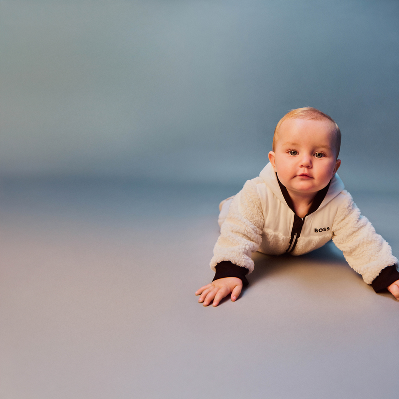 Baby Boys White Jumpsuit