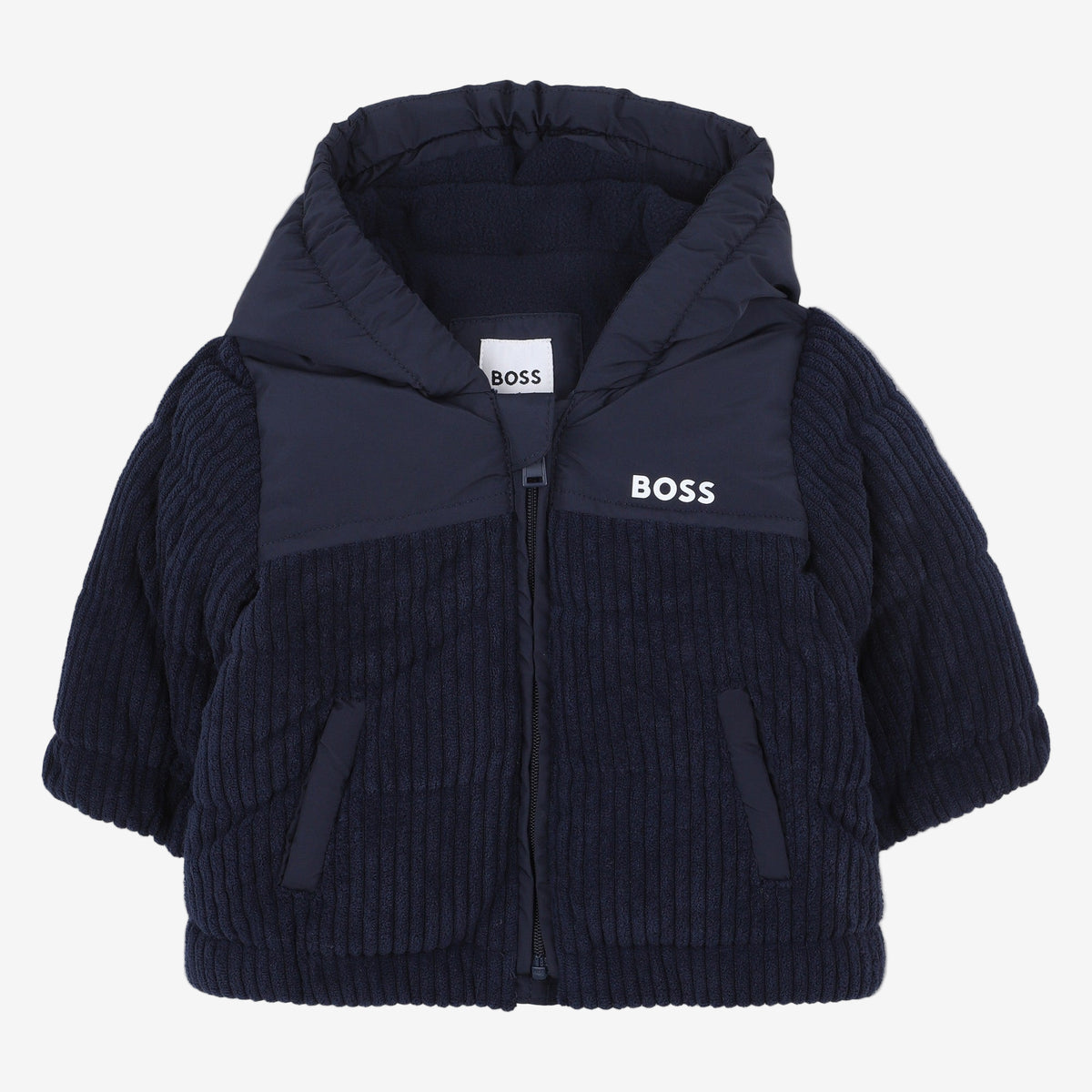 Baby Boys Navy Logo Coat